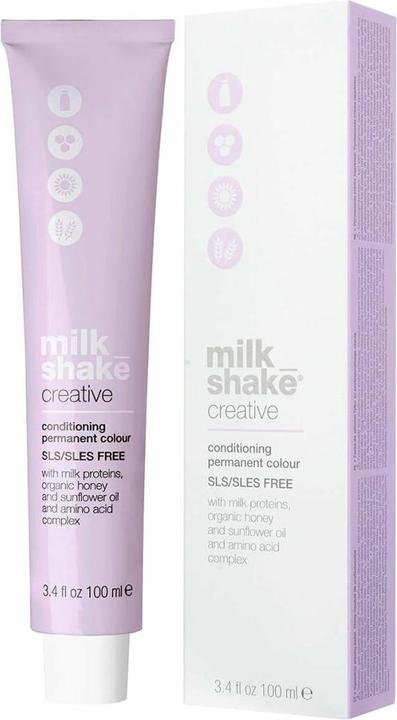 Produktbild Milk_Shake Vopsea permanenta Milk Shake Creative 8.48C, Blond Deschis Aramiu, 100ml (Blond Deschis Aramiu, 8.48C)