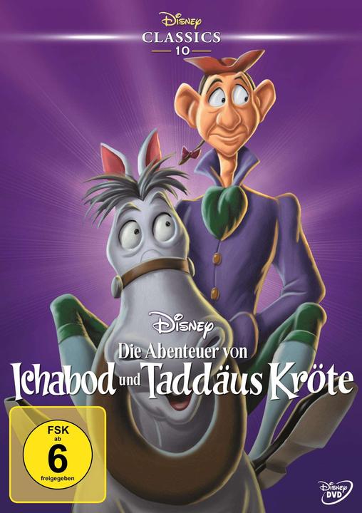 Actual product image Disney Interactive Studios The Adventures of Ichabod and Taddeus Toad (DVD, 1949, German)
