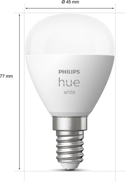 Image du produit Philips Hue Teinte White Luster (E14, 5.70 W, 470 lm, 2 x, G)