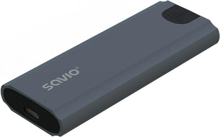 Image du produit Savio Boîtier de disque dur externe M.2 SSD NVMe USB-C 3.1 AK-67 gris (M.2 2230, M.2 2280, M.2 2260)