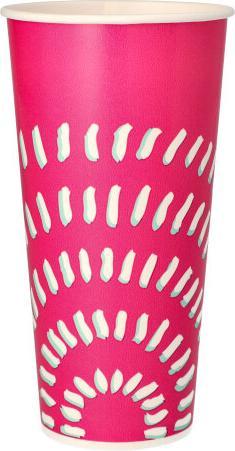 Produktbild Starpak Papp-Trinkbecher, 0,5 l, pink, 50er (50 x)
