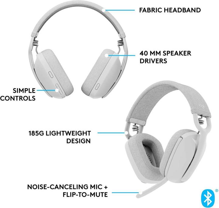 Produktbild Logitech Zone Vibe 100 (Kabellos, USB-C)