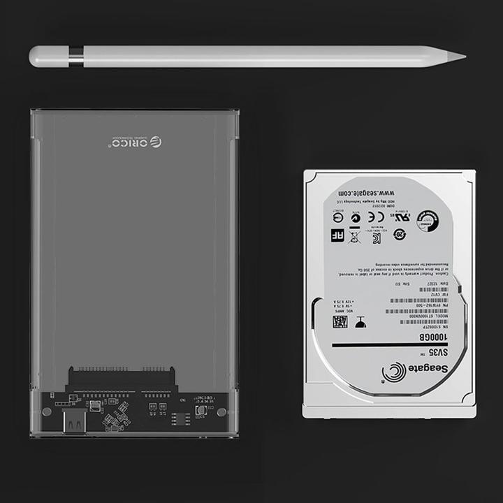 Productafbeelding Orico Other Computer Accessory 2139C3 2.5" HDD/SSD USB-C 5Gb/s Disk Drive - Transparent (2.5")