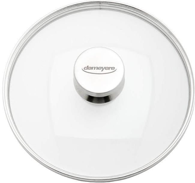 Productafbeelding Demeyere Glazen deksel met roestvrijstalen ring 30cm (30 cm, Glas, Metaal)