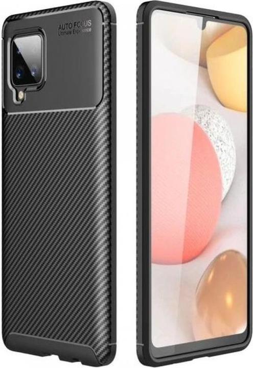 Produktbild Screenguard Samsung Galaxy A42 5G Hülle Carbon Design TPU Case (Samsung Galaxy A42 5G)