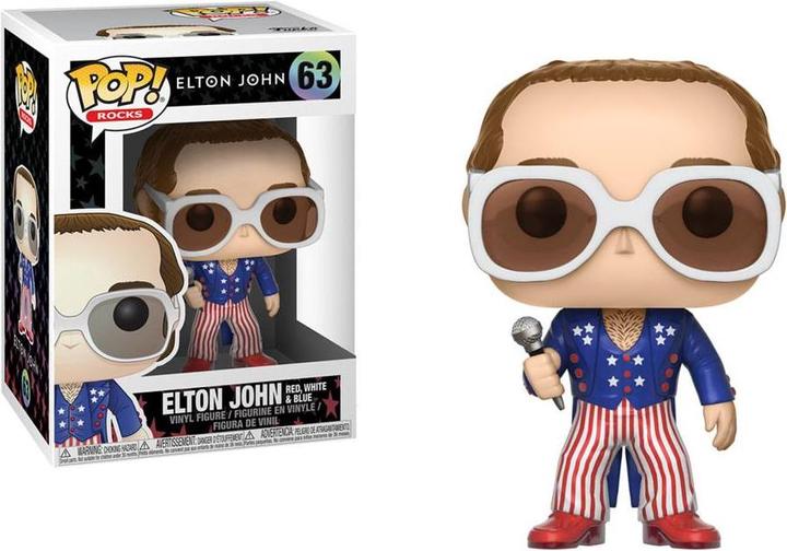 Produktbild Funko POP! Rocks: Elton John - Red, White & Blue