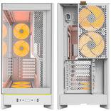Actual product image Montech HS02 PRO (weiss, Tempered Glass x 2)