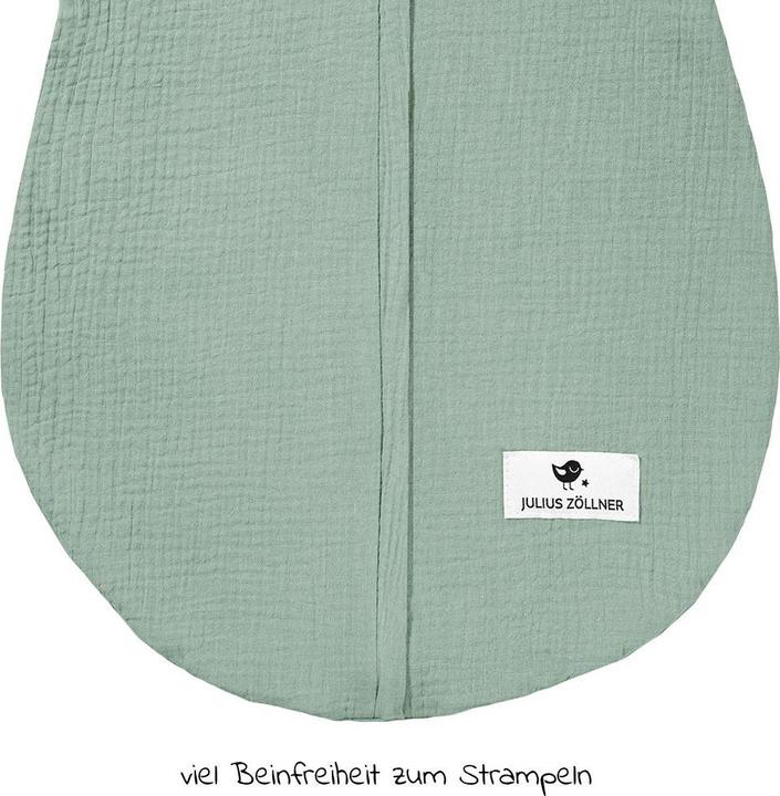 Produktbild Julius Zöllner Sommerschlafsack Musselin (62 cm, 0.5 TOG, Sommer)