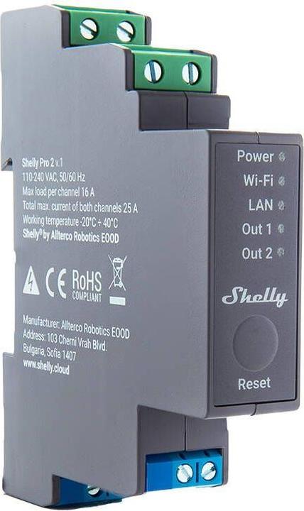 Produktbild Shelly Pro 2 (Schaltaktor)