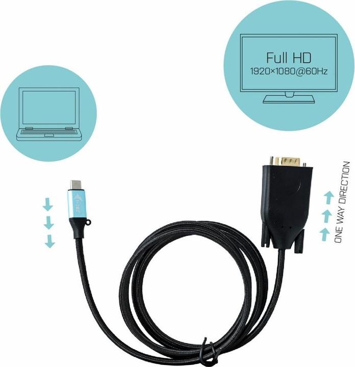 Image du produit i-tec USB Typ C — VGA (USB-C, 1 Ports)