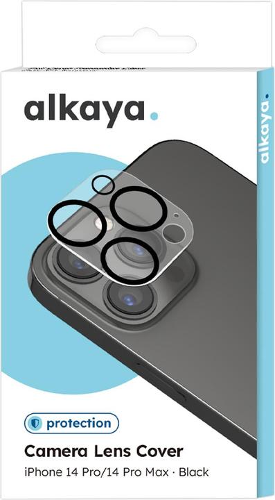 Produktbild Alkaya Protection Glass Camera Lenses iPhone14Pro/ 14 Pro Max transparent (1 Stück, Apple iPhone 14 Pro Max)