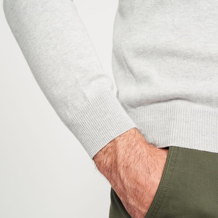 Immagine prodotto Inesis Pullover da golf da uomo con scollo a V in cotone - CW 100 grigio