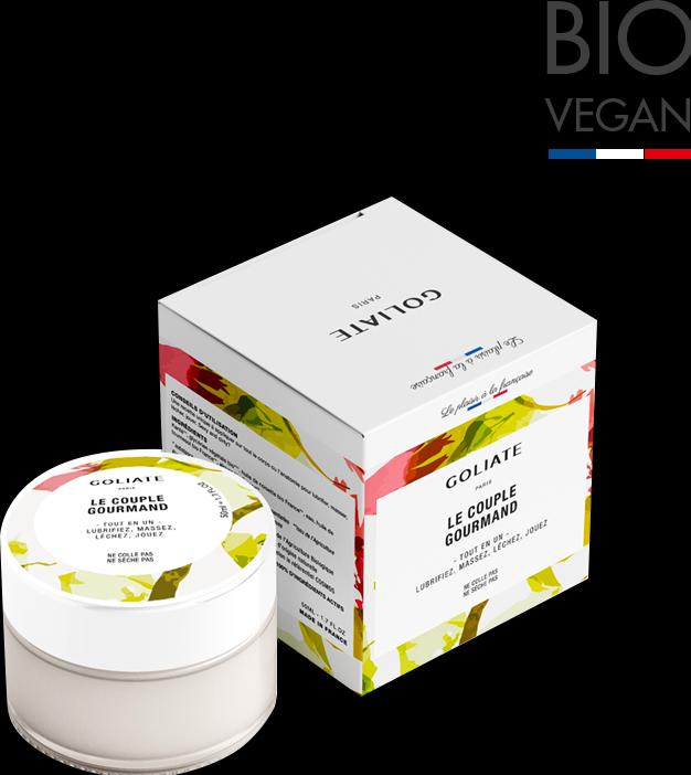 Goliate THE GOURMAND COUPLE - lubricate, play, lick, massage (Körpermilch, Körperlotion, Körpergel, Körpercreme, 50 ml)