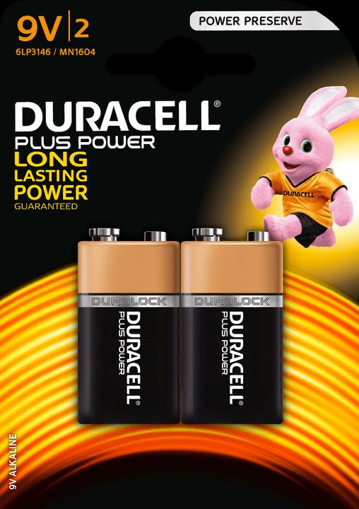 Immagine prodotto Duracell Plus Power (2 pz., 9V Block, 580 mAh)