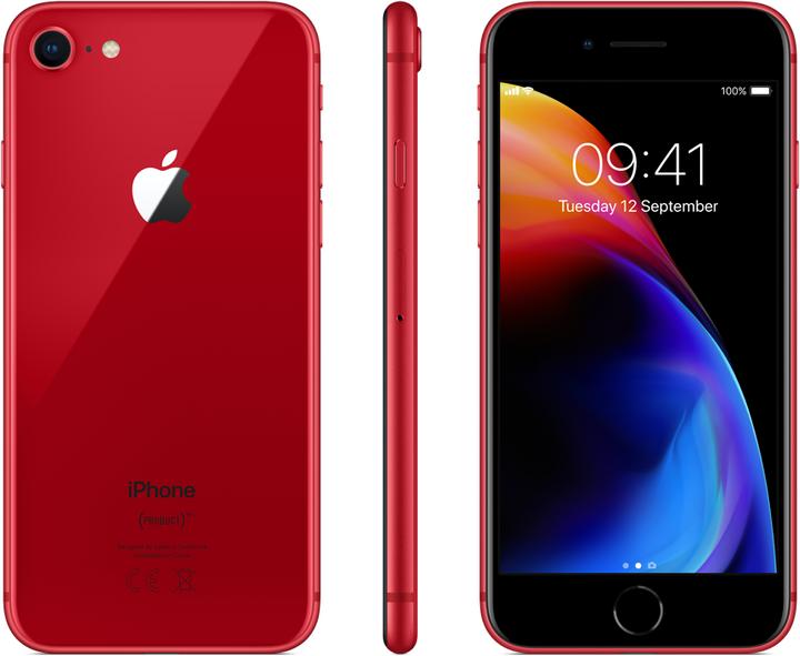 Apple iPhone 8 (256 GB, (PRODUCT)RED, 4.70", Single SIM, 12 Mpx, 4G)