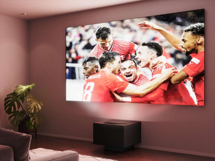 Actual product image Tusto Ultra-short distance projector furniture (66 x 66 x 25 cm)