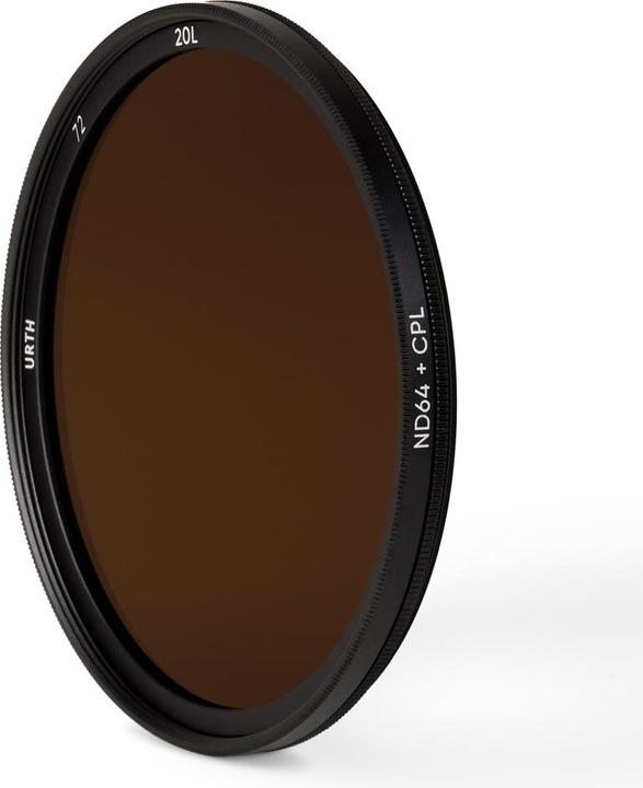 Actual product image Urth 72mm Circular Polarizing (CPL) + ND64 Lens Filter (Plus+) (Polarizing filter, 72 mm)