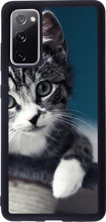 Produktbild PhoneLook Hülle Galaxy S20 FE Silikon schwarz Meow 23 (Samsung Galaxy S20 FE 5G)
