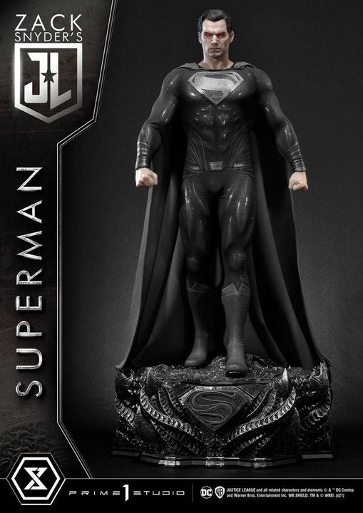 Produktbild Prime 1 Studio Justice League statuette Superman Black Suit Edition 84 cm