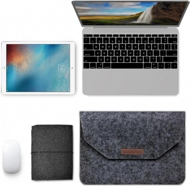 Immagine prodotto Screenguard Custodia in feltro 2-in-1 per Macbook e Notebook 12" 11" (12", Apple)