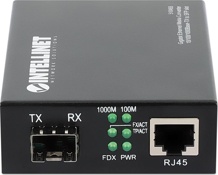 Actual product image Intellinet 10/100/1000Base-TX to SFP slot SFP (Media converter)