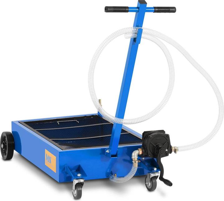 Produktbild MSW Ölwanne Ölauffangbehälter Ölauffangwanne Werkstatt aus Stahl 55 L Handpumpe