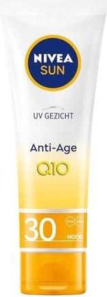 Actual product image NIVEA Sun Uv Anti-Age And Anti-Pigment Face Sunscreen Spf 30 50ml (Suntan cream, SPF 30, 50 ml)