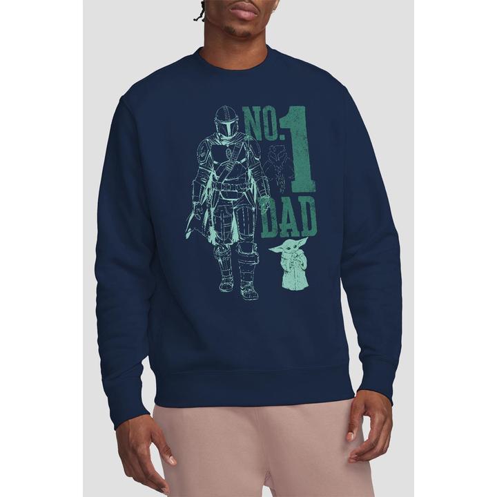 Immagine prodotto Star Wars No. 1 Dad Felpa Mando Adulto Unisex (L)