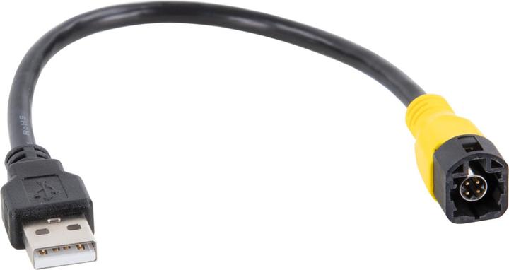 Produktbild ACV USB Adapter VW diverse Fahrzeuge LVDS gelb>USB-A