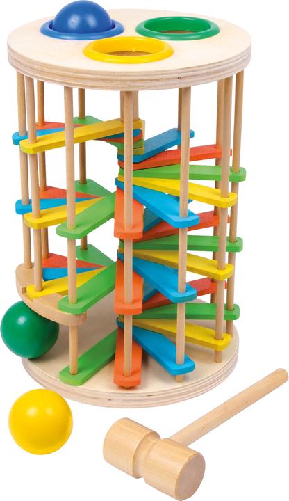 small foot Knocking ball tower