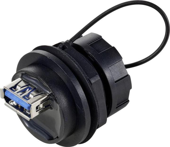 Image du produit Tru Components USB 3,0 Einbau Durchführung TC-12770416 Inhalt: 1 St.