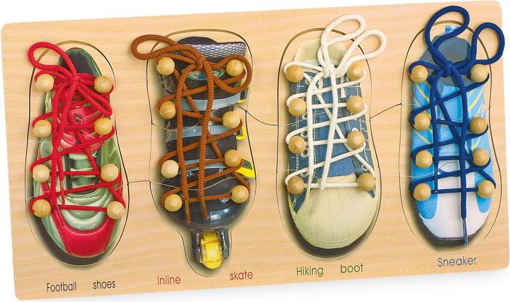 small foot allacciarsi le scarpe