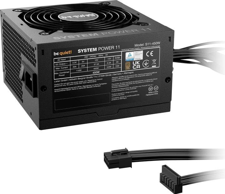Actual product image be quiet! Netzteil System Power 11 450W 80+ Bronze (450 W)