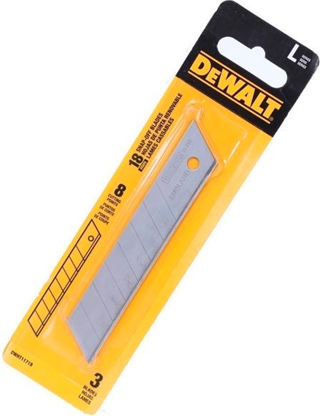 Image du produit DeWalt Lames sécables 18mm 3 pces (Lame de rechange)