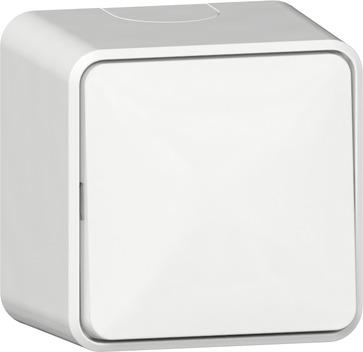 Actual product image Gira Rocker switch AusWe 310613 +mounting pl.AP Pure white
