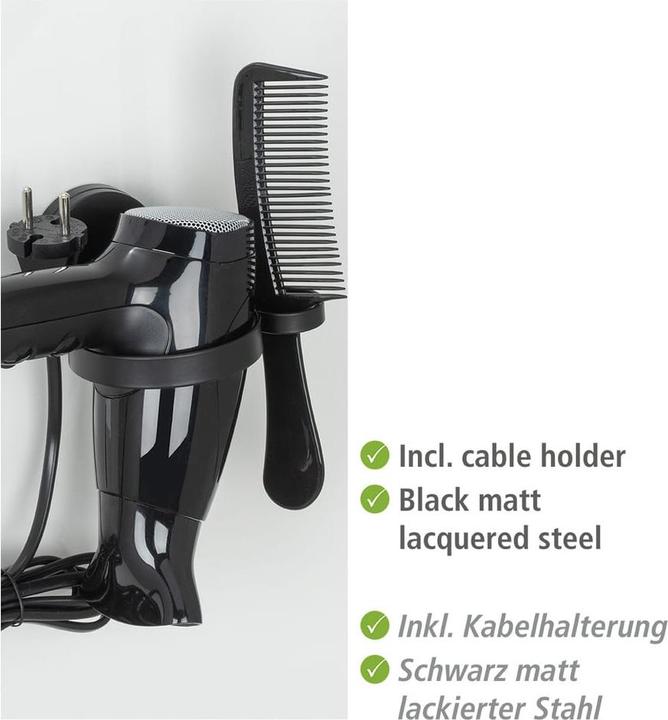 Immagine prodotto Wenko Porta asciugacapelli Static-Loc Plus Pavia