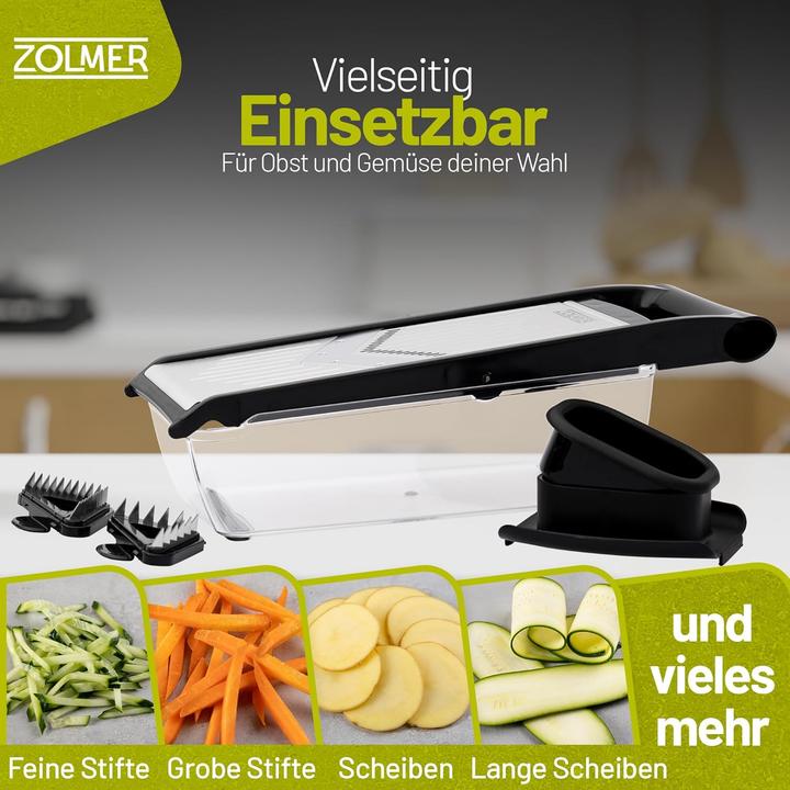 Actual product image Zolmer Gemüsehobel inkl. Fingerschutz und Auffangschale