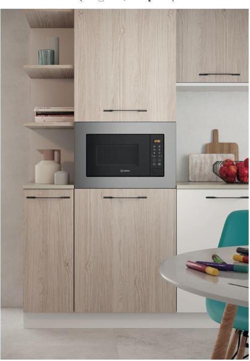 Actual product image Indesit MWI 120 GX Integrated Grill Microwave Stainless Steel (20 l)
