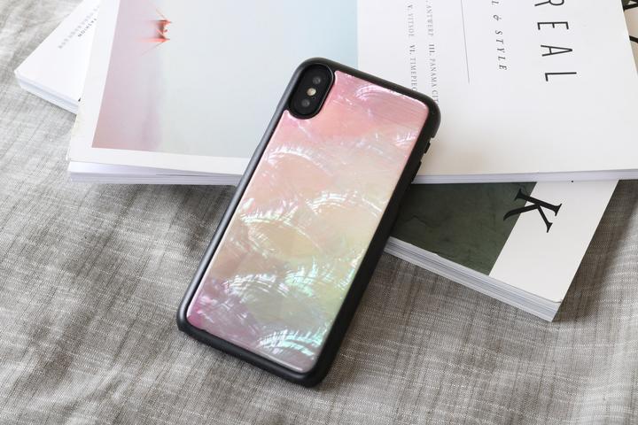 Image du produit Ikins SmartPhone case iPhone XS/S water flower black (Samsung Galaxy Note 2)