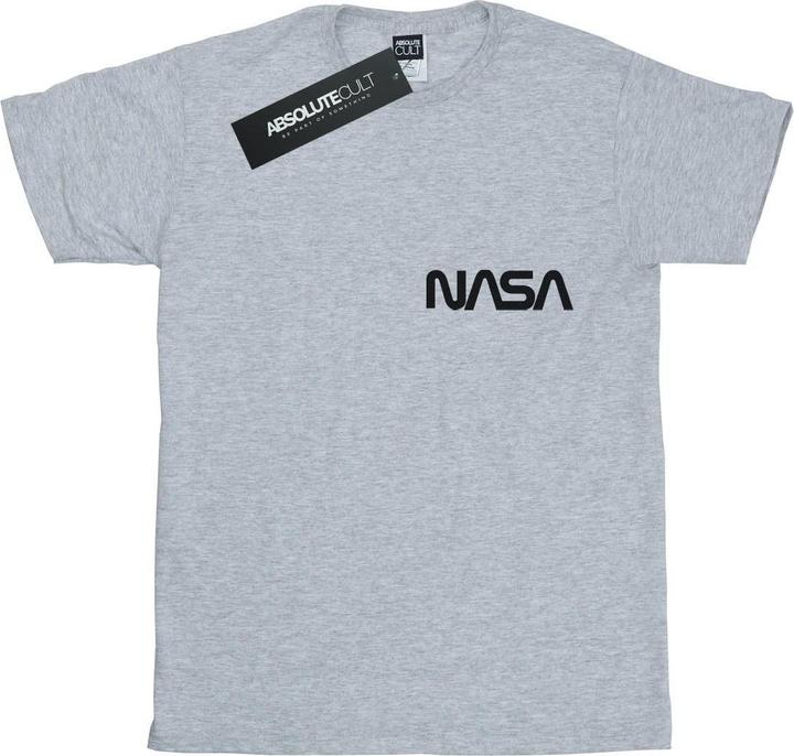 Nasa Modern Logo Chest TShirt Jungen