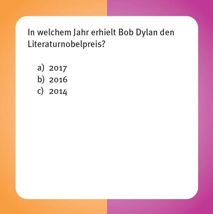 Produktbild Das Bob Dylan-Quiz (Deutsch)
