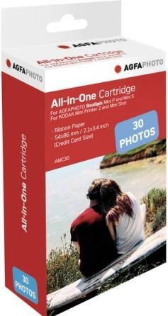 Produktbild AGFAPHOTO AMC 30 - 30 Blatt 2,1 x3,4 (5.5 x 8.5 cm, 30 x)
