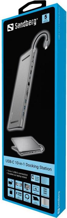 Produktbild Sandberg 10-in-1 (USB-C, 1 Ports)