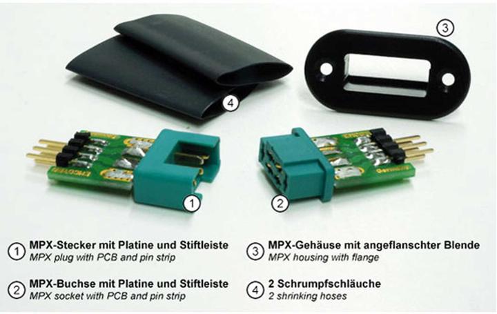 Produktbild Hacker MPX-Steckverbinder mit Stiftleiste, Stecker & Buchse