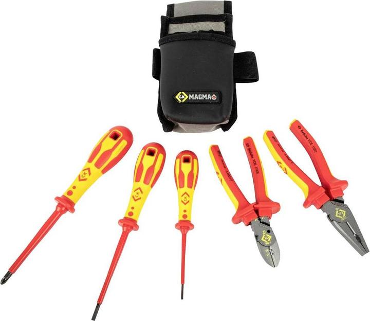 Actual product image C.K Magma Tool bag with tools, 6 pieces (6 pieces)