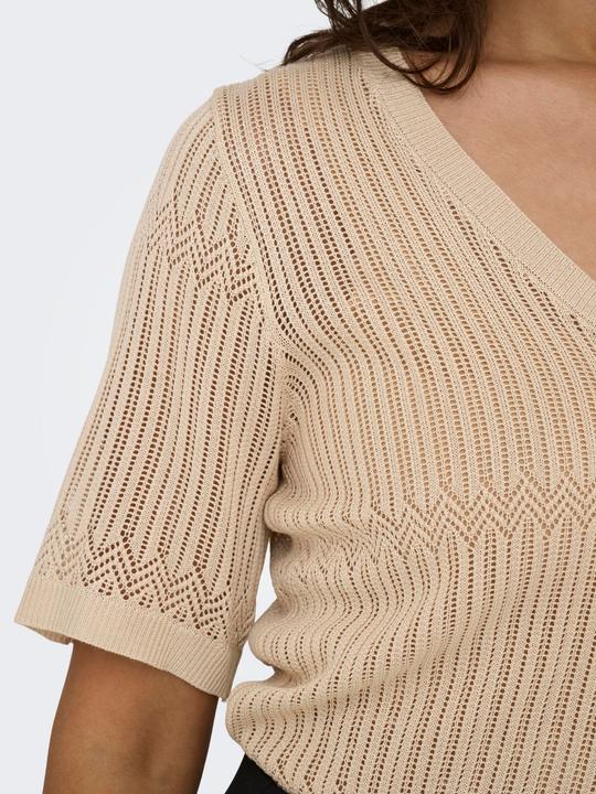 Produktbild JdY Knit Fit V-Ausschnitt Pullover Strickpullover (L)