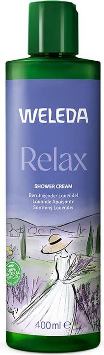Actual product image Weleda Relax Shower Cream Lavender - A Soothing Shower Experience (400 ml)