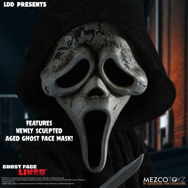 Actual product image Mezco Toys Scream Living Dead Dolls Ghost Face - Zombie Edition