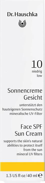 Actual product image Dr. Hauschka Sunscreen Face SPF10 Cream (Sun cream face, Up to SPF 10, 40 ml, 63 g)