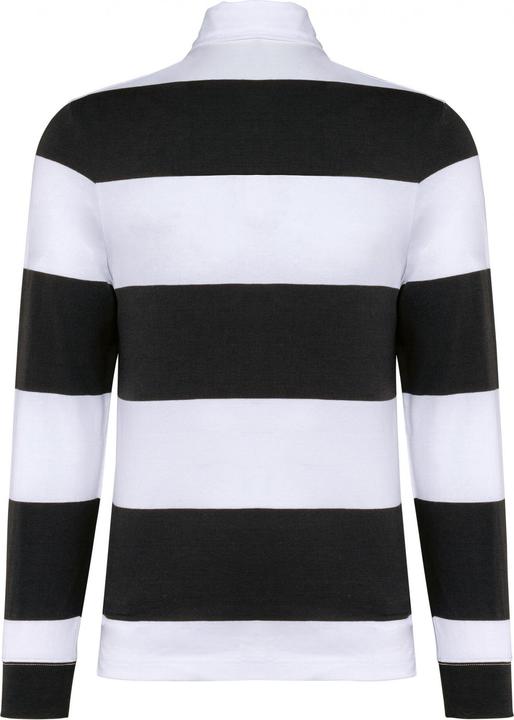 Produktbild Kariban Gestreiftes Poloshirt langarm (XL)